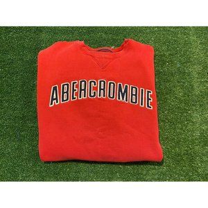 Vintage Abercrombie & Fitch crewneck large Y2K spell out red adult sweatshirt